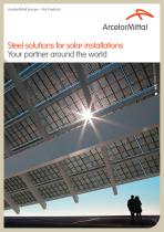 Steel solutions for solar installations