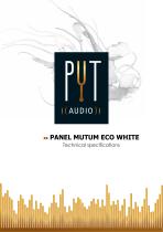 PANEL MUTUM ECO WHITE