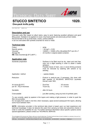 1020 STUCCO SINTETICO