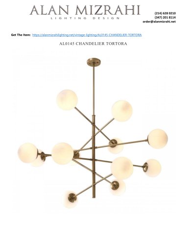 AL0145 CHANDELIER TORTORA