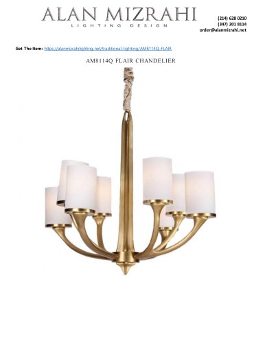 AM8114Q FLAIR CHANDELIER