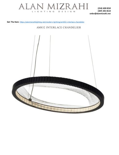 AM832 INTERLACE CHANDELIER