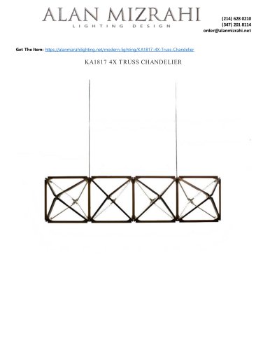 KA1817 4X TRUSS CHANDELIER