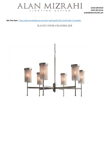 KA1933 STEM CHANDELIER