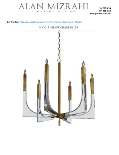 MV3013 SIRIUS CHANDELIER 2021