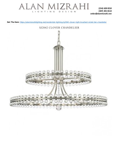 SJ2042 CLOVER CHANDELIER