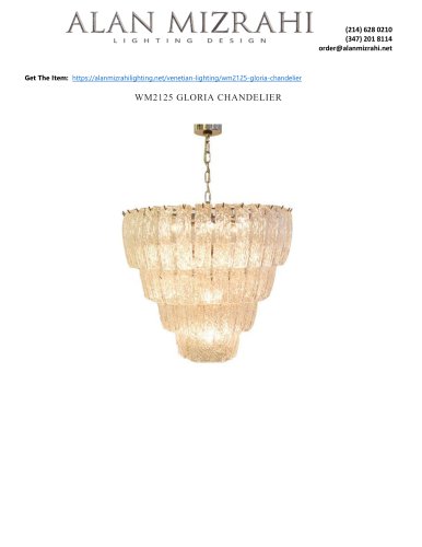 WM2125 GLORIA CHANDELIER