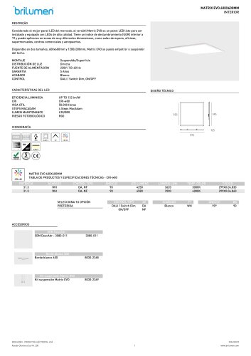 Matrix Evo Panel de LED