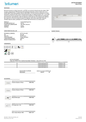 Siftos Efficiency IP65