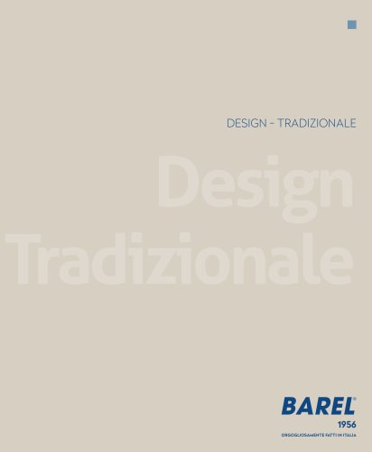 DESIGN - TRADIZIONALE BAREL