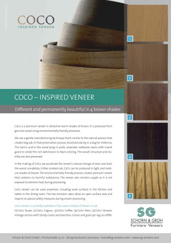 COCO – INSPIRED VENEER