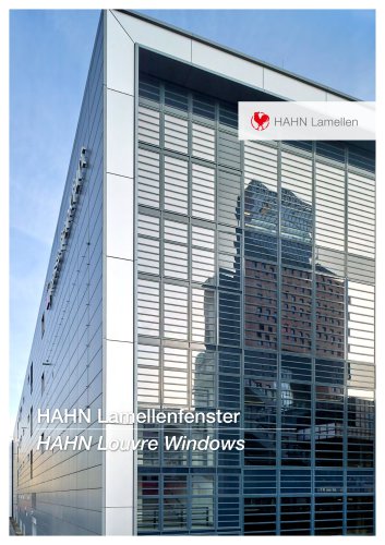 HAHN Louvre window catalogue