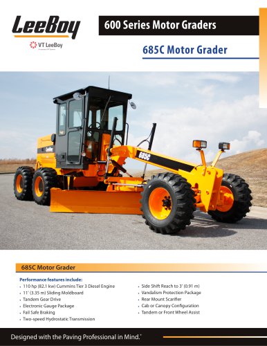 685C Motor Grader