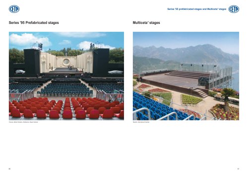 Prefabricated stages