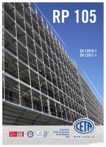 SCAFFOLDING RP 105 - UNI EN 12810-1 EN 12811-1