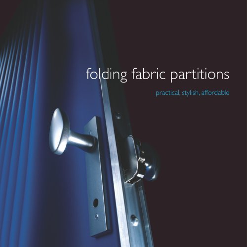 folding fabric partitions - practical, stylish, affordable