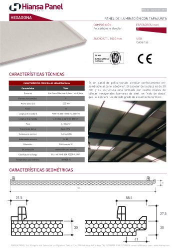 PANEL ILUMINACIÓN HEXAGONA