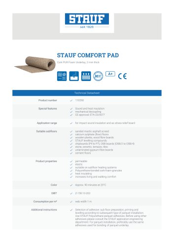 STAUF COMFORT PAD