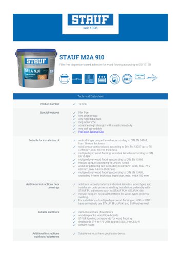 STAUF M2A 910 2024