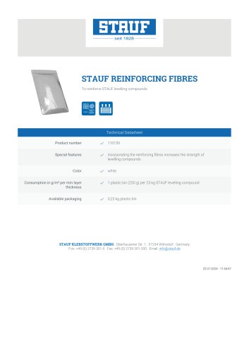 STAUF REINFORCING FIBRES