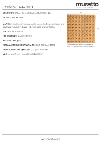 TECHNICAL DATA SHEET-UNDERTONE