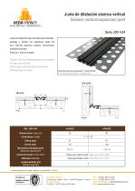 Junta de dilatación vertical - JDV 4.04