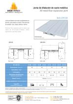Juntas de dilatación metálicas - JDH 6.36 - 1