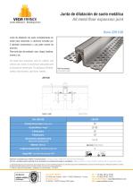 Juntas de dilatación de suelo metálicas - JDH 6.06 - 1
