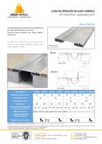 Juntas de dilatación de suelo metálicas - JDH 6.24 - 1