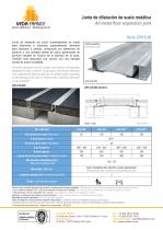 Juntas de dilatación de suelo metálicas - JDH 6.28 - 1