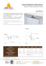 Juntas de dilatación verticales sismicas - JDV 4.03