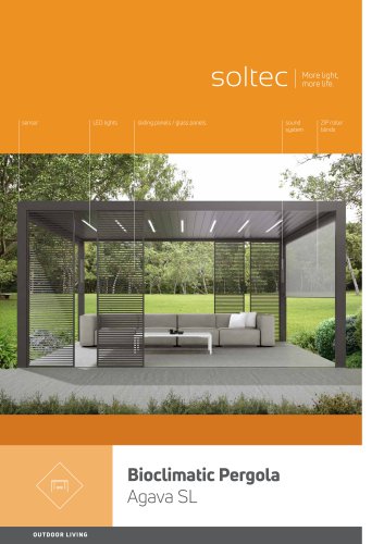 SOLTEC Bioclimatic pergola Agava