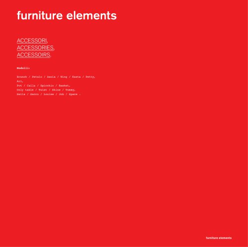 furniture elements