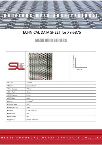 XY-5875 DATA SHEET