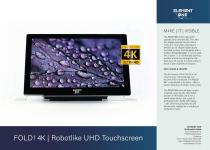 FOLD! 4K | Robotlike UHD Touchscreen