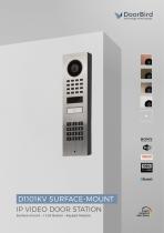 IP Video Door Station D1101KV Surface-mount