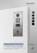 IP Video Door Station D2101FV Fingerprint 50