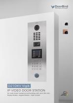 IP Video Door Station D21DKV Vigik Edition