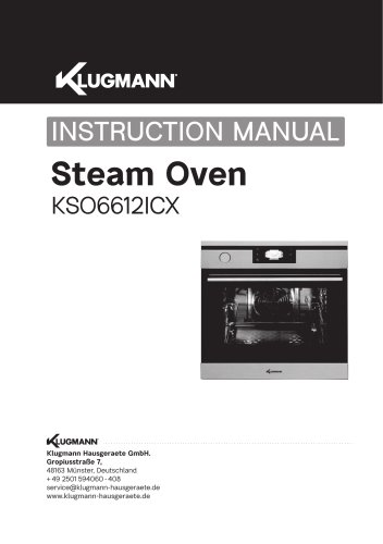 steam oven