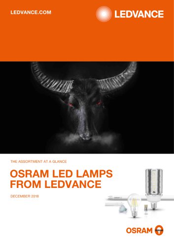 OSRAM LED LAMPS FROM LEDVANCE 2018