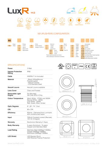 LuxR M2 Uplighter