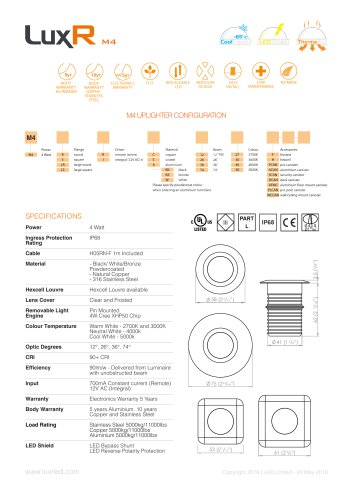 LuxR M4 Uplighter