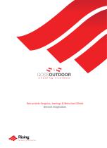 GOSS Outdoor Master Brochure 2017