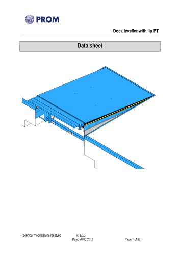 Dock leveller with lip PT