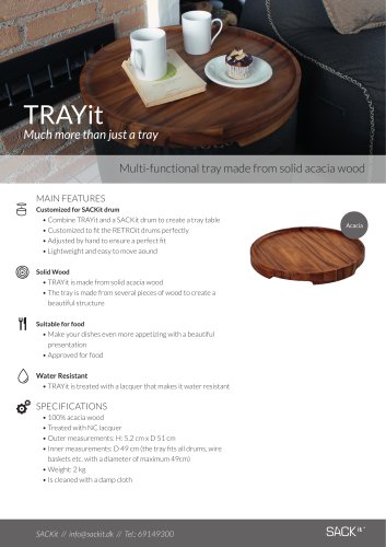 TRAYit Much more than just a tray