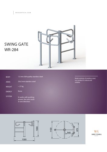 SWING GATE WR-284