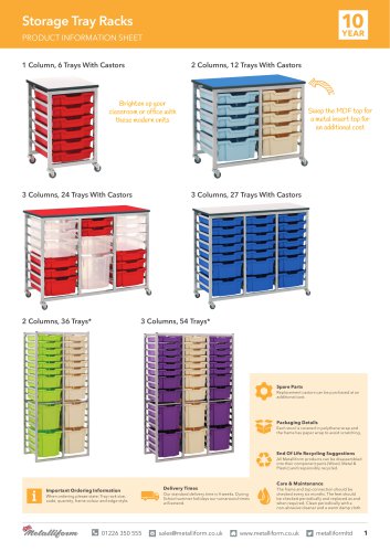 Storage Tray Racks