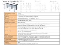 Puerta de seguridad UG - 3