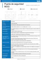 Security Gates Product Information with QR code（Spanish） - 2