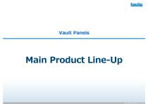 Vault panels - Main Product Line-Up